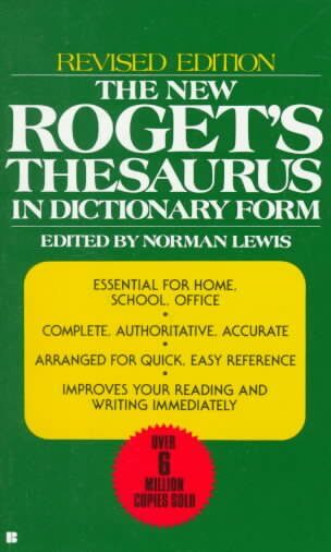 New Roget's Thesaurus : In Dictionary Form - Product Image
