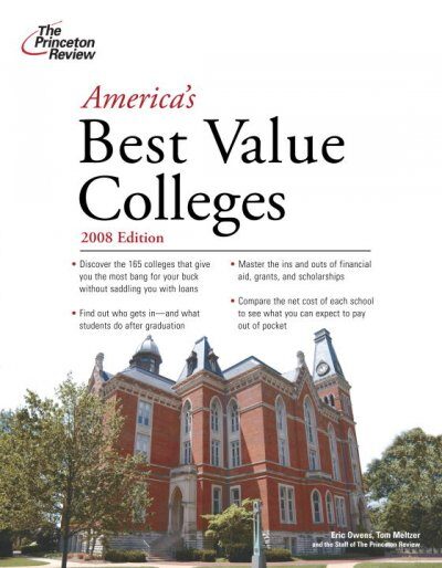 Princeton Review America's Best Value Colleges 2008 - Product Image